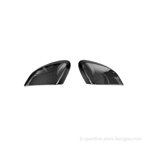 Stick-on Dry Carbon Fiber Mirror Covers for Chevrolet Corvette C8 2020-2021